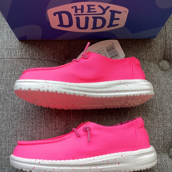 Hey Dude Toddler Girls' Wendy Canvas Casual Moccasin Sneakers, size 12 - Picture 4 of 12